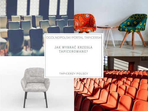 Jak wybrać krzesła tapicerowane?