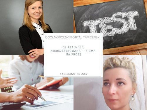 Działalność nierejestrowana — firma na próbę