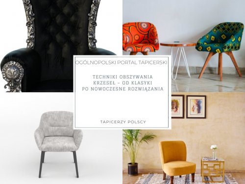 Techniki obszywania krzeseł – od klasyki po nowoczesne rozwiązania