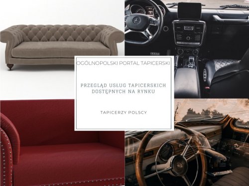 Przegląd usług tapicerskich dostępnych na rynku